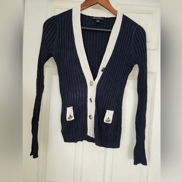Navy ⚓ Nautical Cardigan ⛵️🛥 - Picture 1 of 2